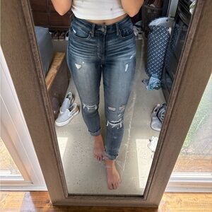 Buckle Blue Distressed Skinny Jeans